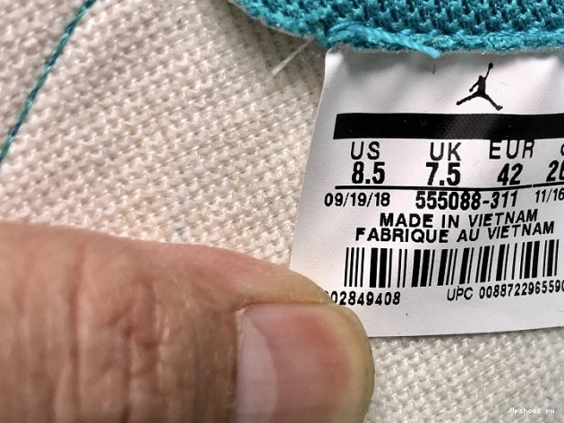 Jordan 1 High OG Retro Green” Air “Turbo 555088-311 0424